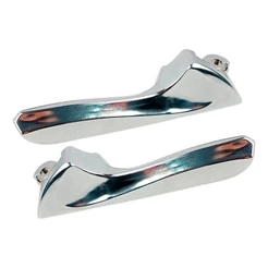 Kit de 2 Maçanetas Gatilhos Puxadores Internos Cromado HB20 HB20S 2012 2013 2014 2015 2016 2017 2018 2019