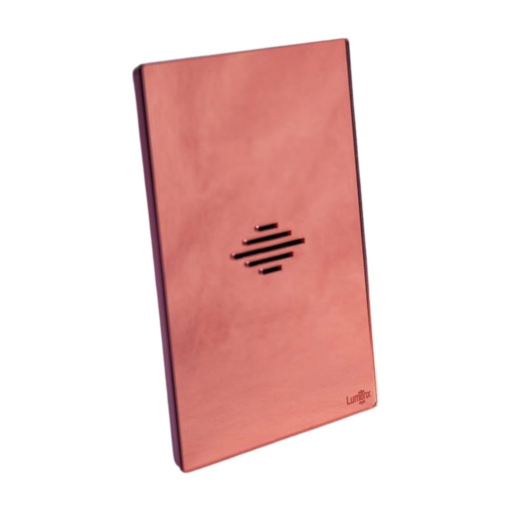 CAMPAINHA TIPO CIGARRA TOK GLASS ROSE 4X2