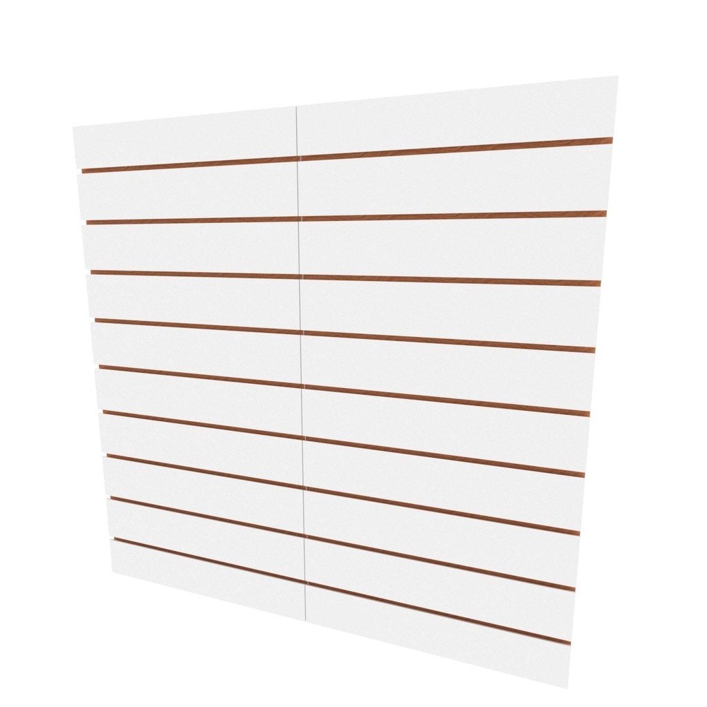 Painel canelado placa mdf canaletado 120x120 Branco E-Nichos em Oferta na Shopee