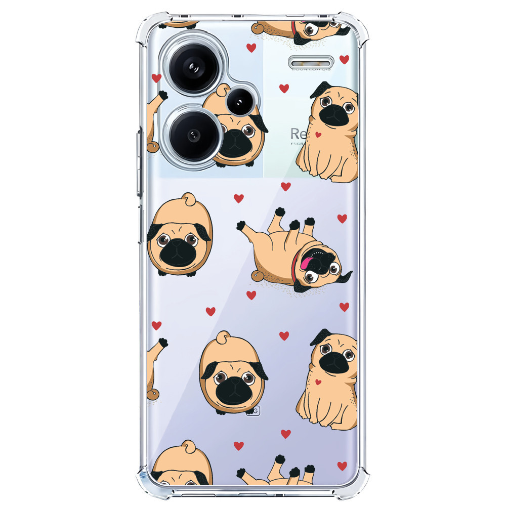 Capinha (0229) PUG para XIAOMI REDMI POCO 12,10C,10A,9T,9I,9C,9A9 SE,9,8T,8A,7A,7,6A,6,A3 (CC9E),X6 5G,X5 PRO 5G,X5 PRO,X5 5G,X5,X4 PRO 5G,X3 PRO,X3,M5S,M5 4G,M4 PRO 5G,M4 PRO 4G,M3 PRO 5G,M3 PRO 4G,M3,F5 PRO,F5,F4 GT,F4 5G,C3, REALME C55