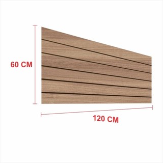Painel canaletado amadeirado 60cm (A) x 1.20 (C) E-Nichos