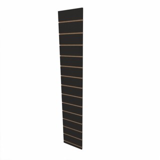 Painel canaletado placa mdf canaletado Preto 30x180 E-Nichos