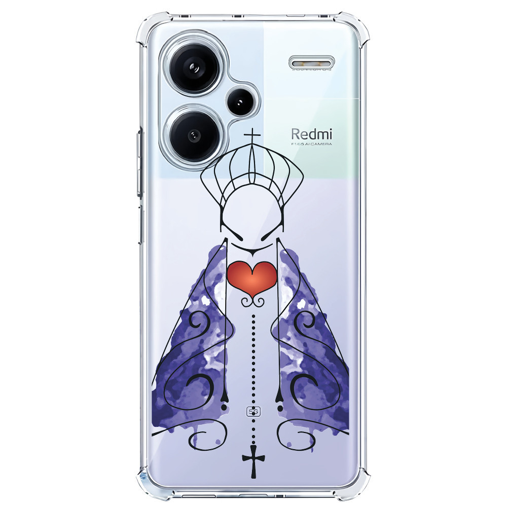 Capinha (0666) NOSSA SENHORA para XIAOMI REDMI MI K40 PRO,12 LITE,11 PRO,11 LITE 5G,11 LITE 4G,11,CC9 PRO,CC9E,9T,9 LITE (CC9),8 PRO,8 LITE,8,GO,PLAY,6A,A3,NOTE 13 PRO 5G,NOTE 12 PRO 5G,NOTE 12 PRO 4G,NOTE 12 5G,NOTE 12 4G,NOTE 11 PRO 5G,NOTE 11 PRO 4G