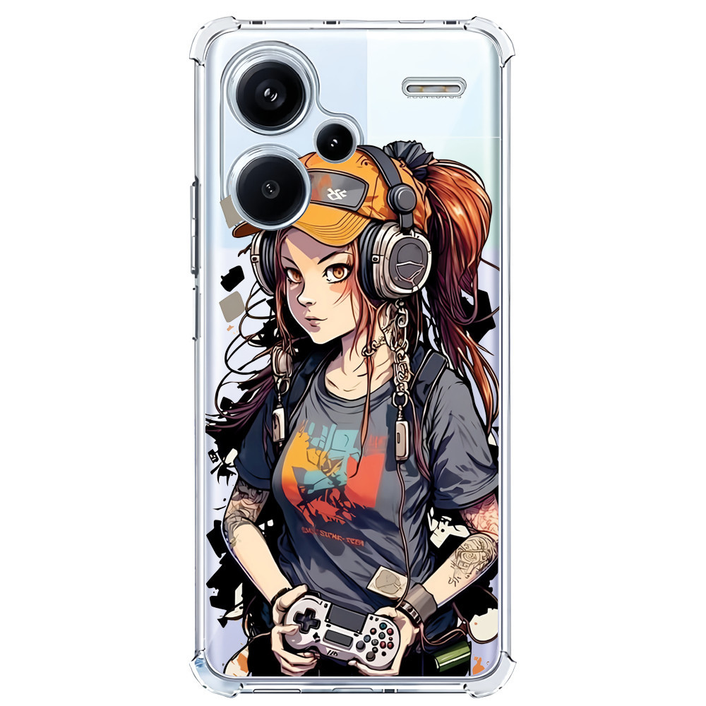 Capinha (3193) GIRL GAMER para XIAOMI REDMI MI K40 PRO,12 LITE,11 PRO,11 LITE 5G,11 LITE 4G,11,CC9 PRO,CC9E,9T,9 LITE (CC9),8 PRO,8 LITE,8,GO,PLAY,6A,A3,NOTE 13 PRO 5G,NOTE 12 PRO 5G,NOTE 12 PRO 4G,NOTE 12 5G,NOTE 12 4G,NOTE 11 PRO 5G,NOTE 11 PRO 4G