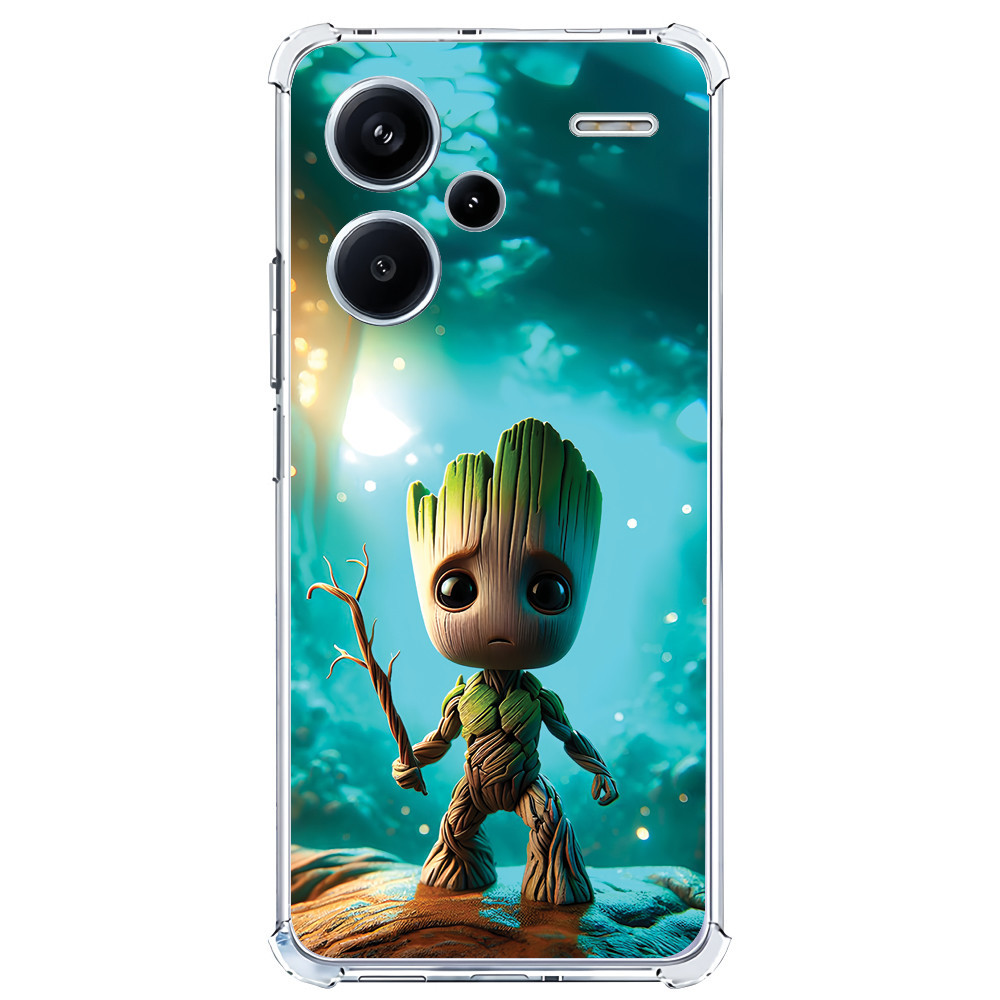 Capinha (3369) MINI GRROT para XIAOMI REDMI MI K40 PRO,12 LITE,11 PRO,11 LITE 5G,11 LITE 4G,11,CC9 PRO,CC9E,9T,9 LITE (CC9),8 PRO,8 LITE,8,GO,PLAY,6A,A3,NOTE 13 PRO 5G,NOTE 12 PRO 5G,NOTE 12 PRO 4G,NOTE 12 5G,NOTE 12 4G,NOTE 11 PRO 5G,NOTE 11 PRO 4G
