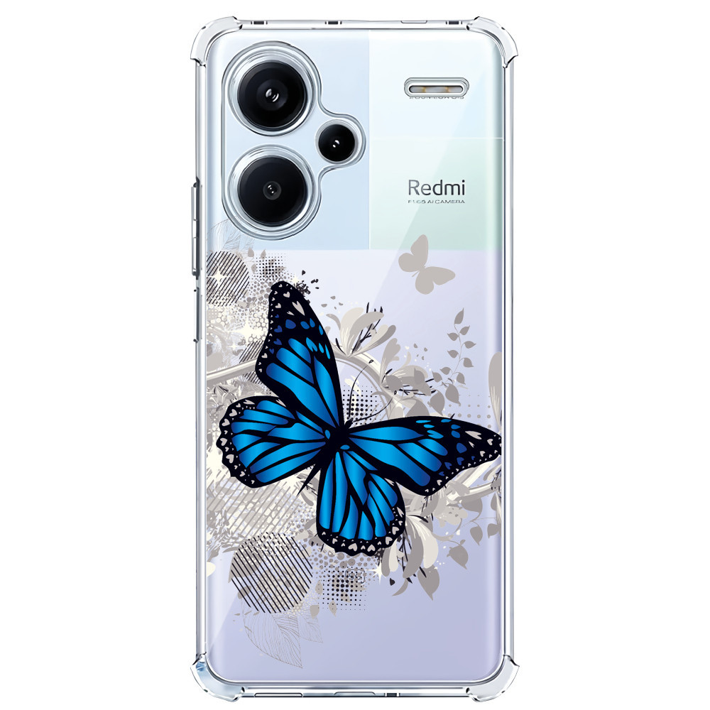 Capinha (0351) BORBOLETA AZUL para XIAOMI REDMI POCO 12,10C,10A,9T,9I,9C,9A9 SE,9,8T,8A,7A,7,6A,6,A3 (CC9E),X6 5G,X5 PRO 5G,X5 PRO,X5 5G,X5,X4 PRO 5G,X3 PRO,X3,M5S,M5 4G,M4 PRO 5G,M4 PRO 4G,M3 PRO 5G,M3 PRO 4G,M3,F5 PRO,F5,F4 GT,F4 5G,C3, REALME C55