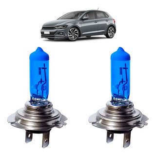 Par De Lâmpadas Automotiva Super Branca H7 8500K 55W Hid em Oferta na Shopee