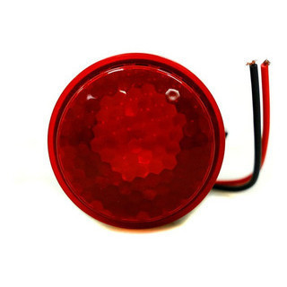 Sirene Piezo 6 Tons Led Vermelho 12V 24V Marcha Ré Universal
