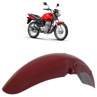 Paralama Dianteiro Cg 125 Fan 2005 2006 2007 2008 Vermelho Liso em Oferta na Shopee