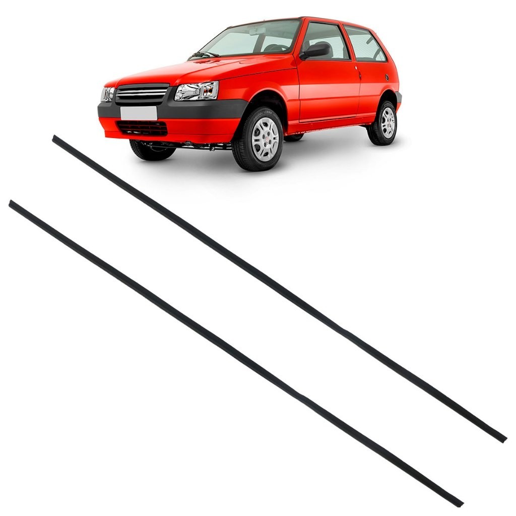 Par Borracha Pingadeira Uno 1988 a 2010 2 Portas - Spare Parts and Accessories for Vehicles
