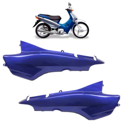 Par Tampa Lateral Biz 100 2002 2003 Azul Perolizado