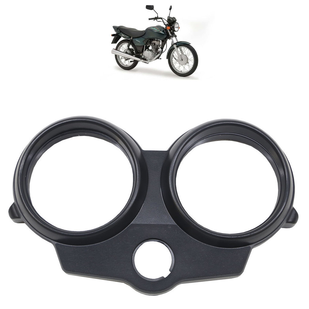 Carcaça Do Painel Superior Cg 125 Titan 2000 2001 2002 2003 2004 Preto Texturizado Lente Acrilico - Spare Parts and Accessories for Vehicles