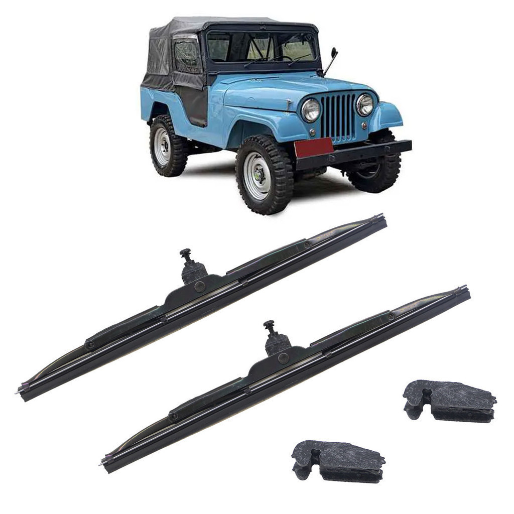 Par Palheta Limpador Parabrisa Willys 1953 1954 1955 1956 1957 1958 1959 1960 1961 1962 1963 1964 1965 1966 1967 A 1983