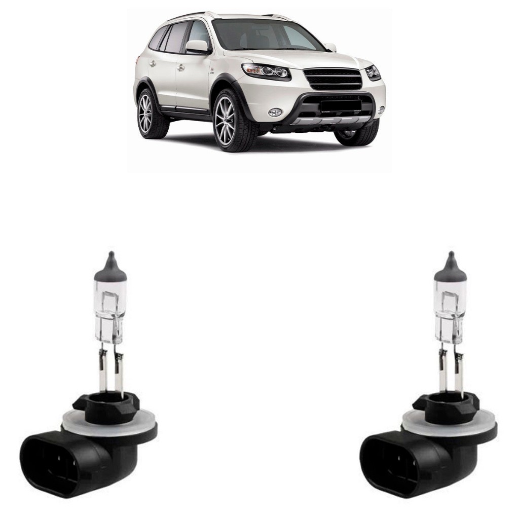 Lâmpada Automotiva Halógena Santa Fé 2007 2008 2009 2010 2011 2012 2013 2014 2015 2016 H27 12V 27W