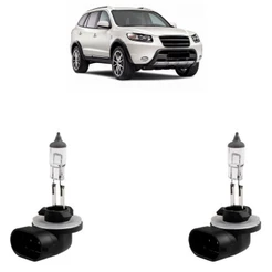 Lâmpada Automotiva Halógena Santa Fé 2007 2008 2009 2010 2011 2012 2013 2014 2015 2016 H27 12V 27W
