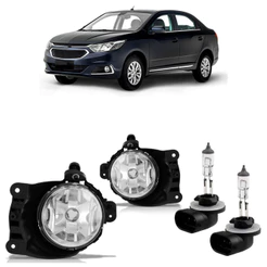 Farol Milha Auxiliar Cobalt 2011 2012 2013 2014 2015 2016 2017 2018 2019 2020 Par Lâmpada Halógena