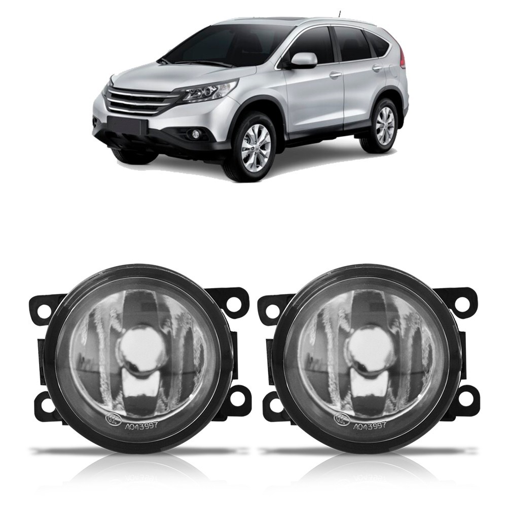 Farol Milha Auxiliar Crv 2012 2013 2014 2015 Lente Lisa Vidro Foco Manual - Spare Parts and Accessories for Vehicles