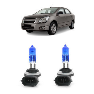 Par Lâmpada H27 Super Branca Cobalt 2011 2012 2013 2014 2015 2016 2017 2018 2019 2020 8500K - Spare Parts and Accessories for Vehicles