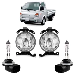 Kit Par Farol De Milha Auxiliar + Par Lâmpada H27 Hr 2006 2007 2008 2009 2010 2011 2012