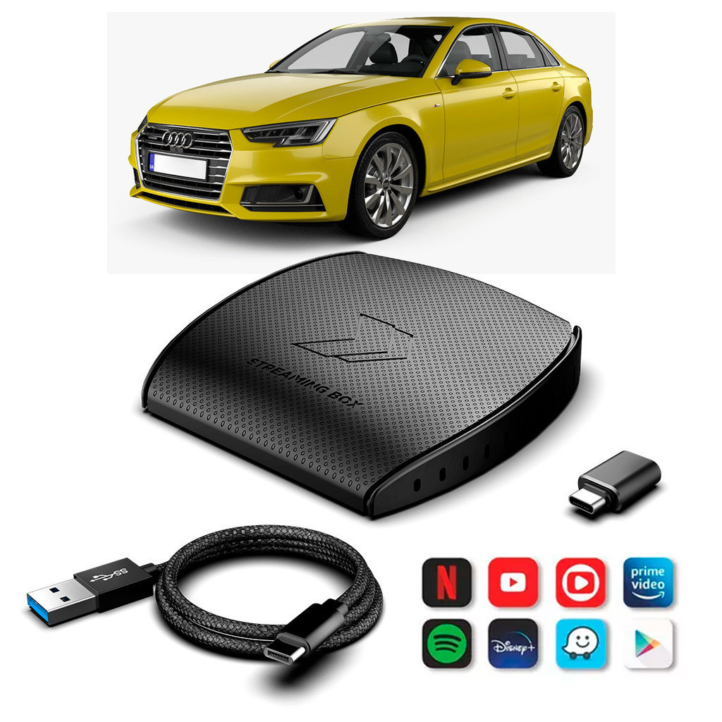 Streaming Box + Automotivo 4Gb Ram 64Gb Faaftech Carplay