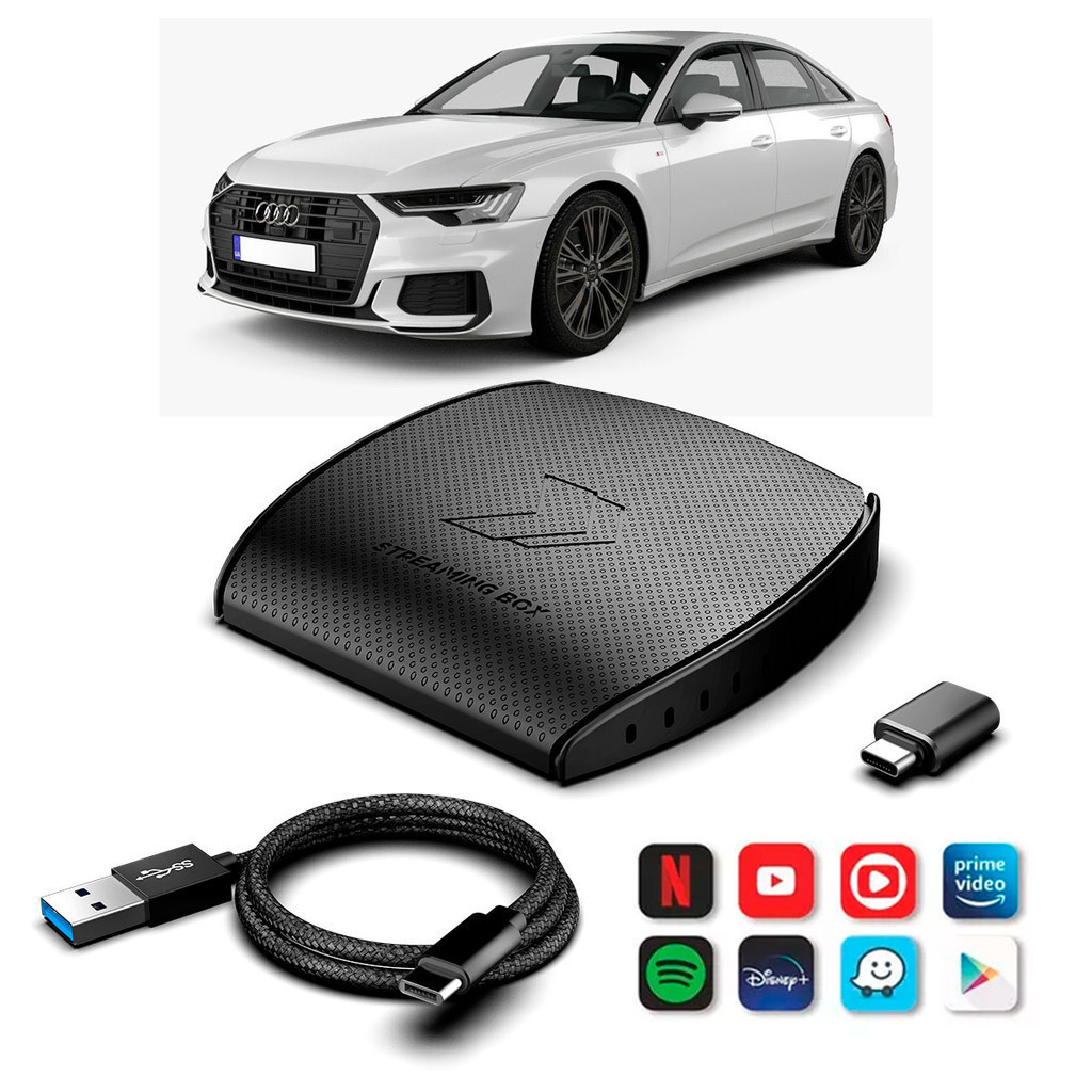 Streaming Box + Automotivo 4Gb Ram 64Gb Faaftech Carplay