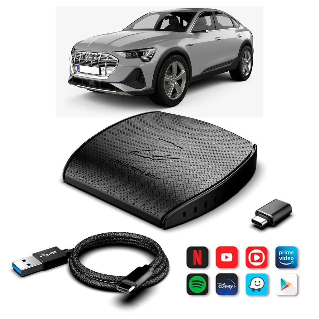 Streaming Box + Automotivo 4Gb Ram 64Gb Faaftech Carplay