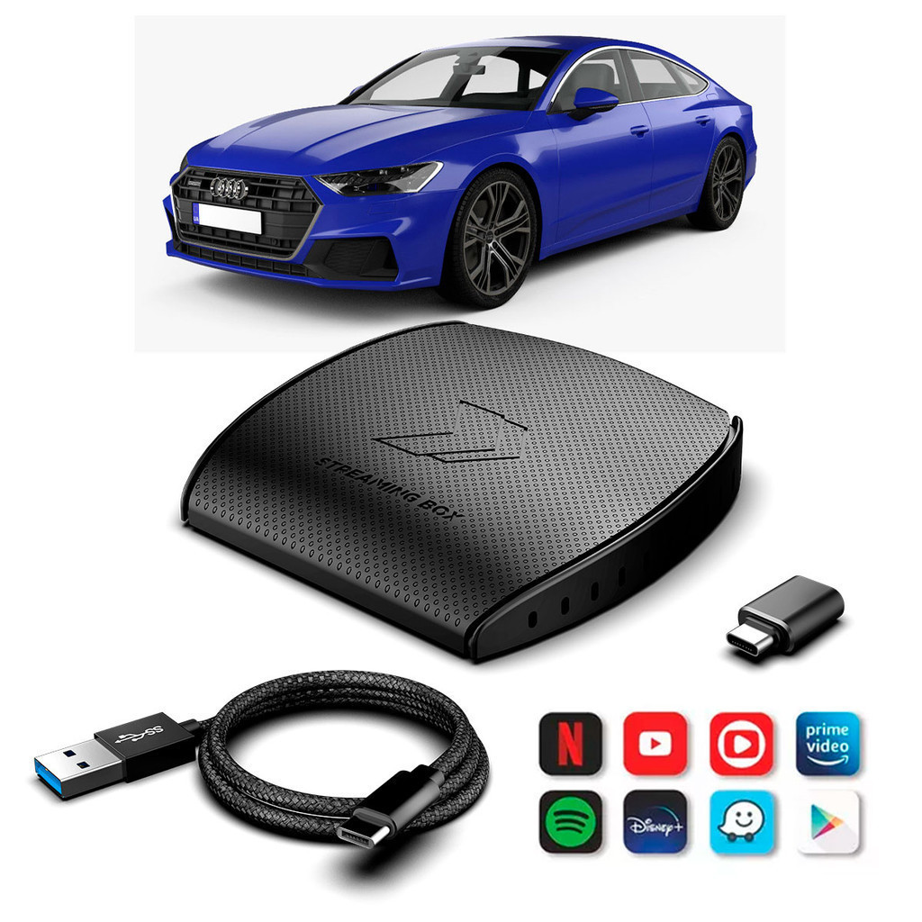 Streaming Box + Automotivo 4Gb Ram 64Gb Faaftech Carplay