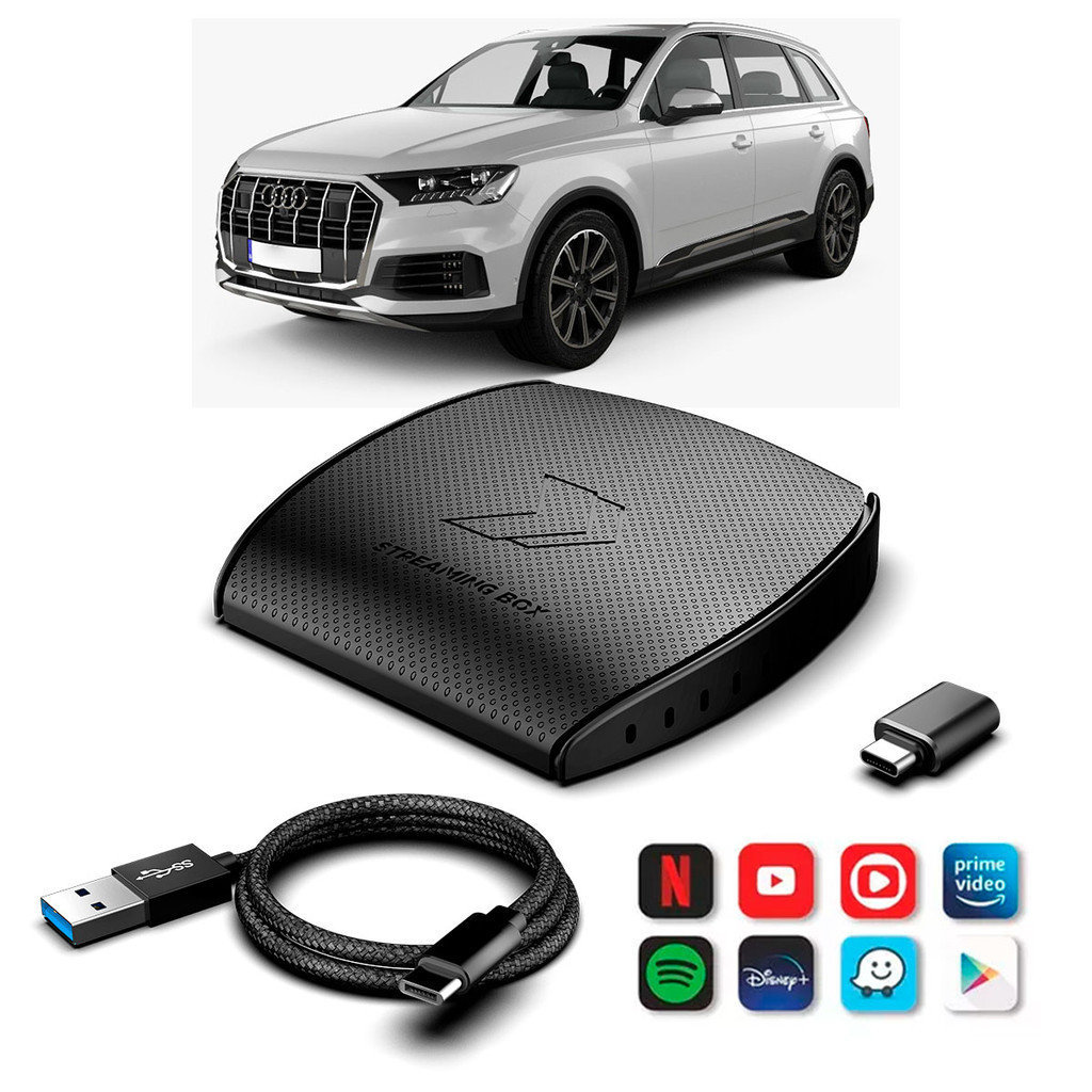 Streaming Box + Automotivo 4Gb Ram 64Gb Faaftech Carplay