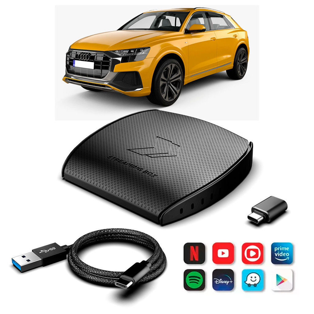 Streaming Box + Automotivo 4Gb Ram 64Gb Faaftech Carplay