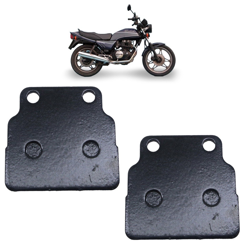 Pastilha De Freio Dianteira Cb 450 Custom 1985 1986 1987 Kevlar