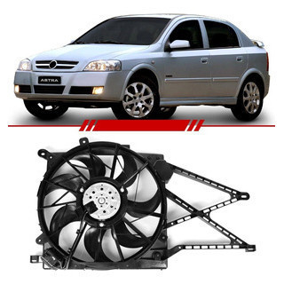 Eletroventilador Radiador Magneti Marelli 69665Mm Astra 1999 2000 2001 2002 A 2012 Vectra 2006 A 2009 Transmissão Manual