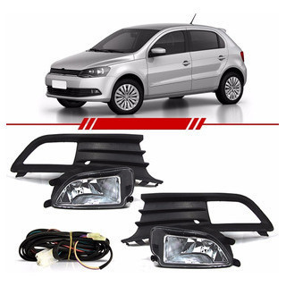 Kit Farol De Milha Auxiliar Gol Voyage G6 2013 2014 2015 2016 Botão Modelo Universal em Oferta na Shopee