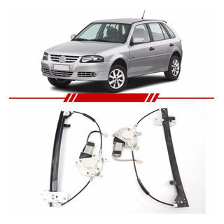 Kit Vidro Elétrica Sensorizado Gol Parati G4 2006 2007 2008 2009 2010 2011 A 2014 4 Portas Traseiro