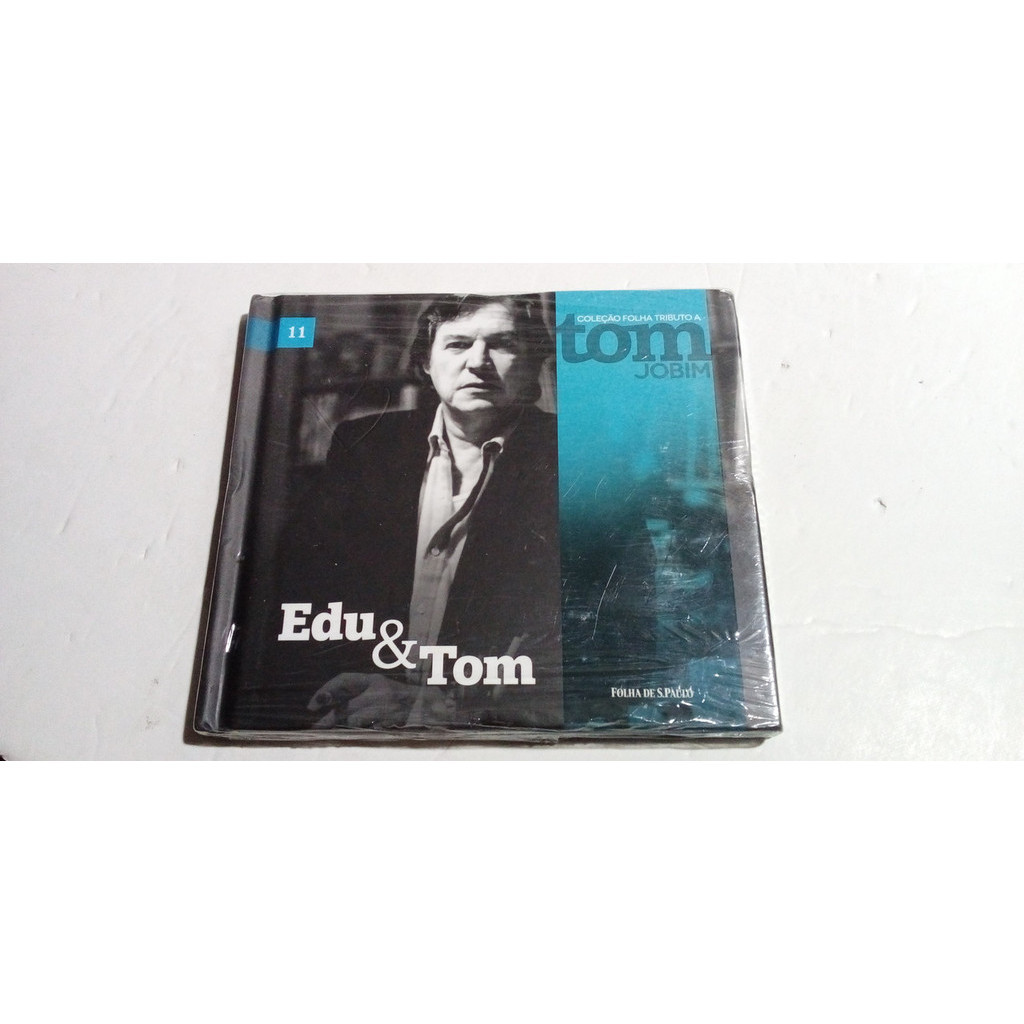 Cd Edu Lobo E Tom Jobim ‎- Edu & Tom - Lacrado - Coleção Folha Tom Jobim - Ag25