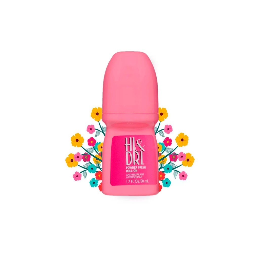 Hi & Dri Roll-On Powder Fresh Antiperspirant - Desodorante 50ml — imagem 2 de 2