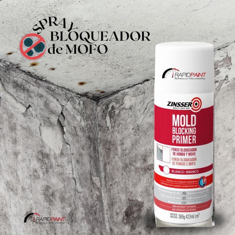 SPRAY ANTI-MOFO "ELIMINADOR" FUNGOS - MOLD KILING IMPORTADO - 423ml ZINSER