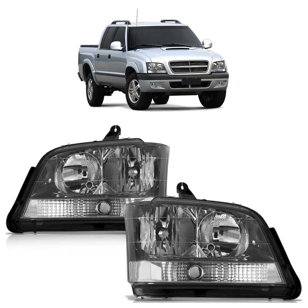 Par Farol Dianteiro Pitbull 2001 2002 2003 2004 2005 2006 2007 2008 2009 A 2011 Máscara Negra Foco Duplo Carcaça Preta