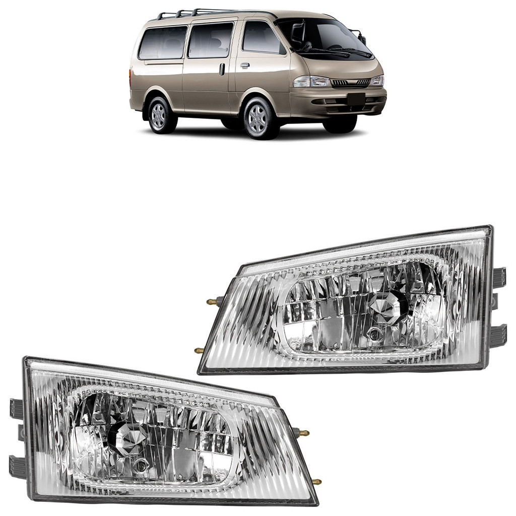 Par Farol Dianteiro Besta Gs 1998 1999 2000 2001 2002 2003 2004 Máscara Cromada Foco Simples Com Defletor em Oferta na Shopee