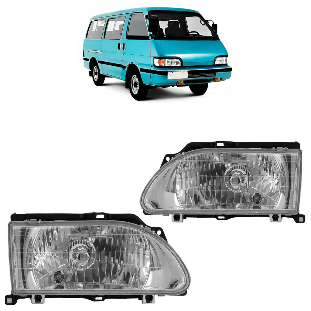 Par Farol Dianteiro Besta 1996 1997 1998 Máscara Cromada Foco Simples Lente Lisa Acrilico em Oferta na Shopee
