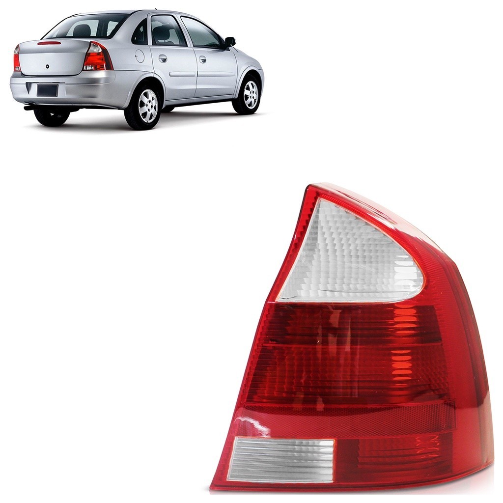 Lanterna Traseira Corsa Sedan 2003 2004 2005 2006 2008 2009 2010 2011 Pisca Cristal em Oferta na Shopee