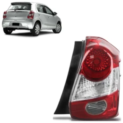 Lanterna Traseira Etios Hatch 2013 2014 2015 2016 2017 2018 2019 2020 Tricolor Lente Estriada Acrílico