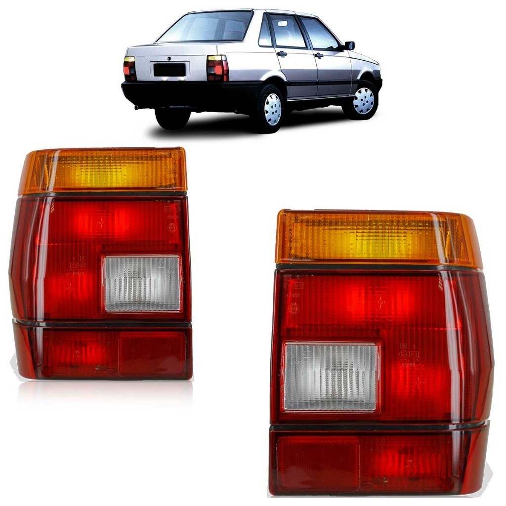 Lanterna Traseira Premio 1985 1986 1987 1988 1989 1990 1991 1992 1993 1994 Tricolor Lente Acrilico