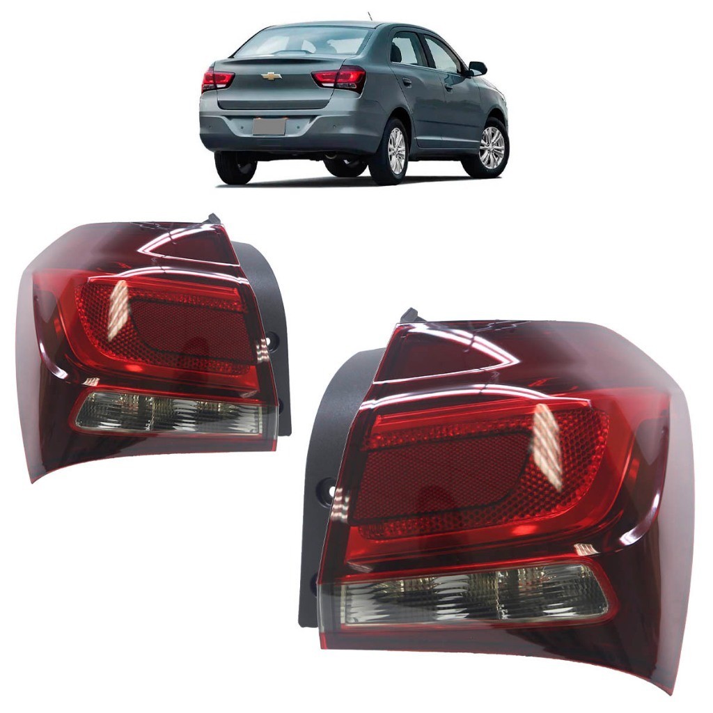 Lanterna Traseira Cobalt 2016 2017 2018 2019 2020 2021 2022 Bicolor Canto Fumê - Spare Parts and Accessories for Vehicles