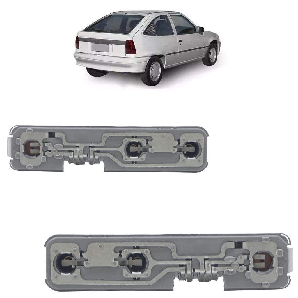 Circuito Lanterna Traseira Kadett 1989 1990 1991 1992 1993 1994 1995 1996 1997 1998 Cinza - Spare Parts and Accessories for Vehicles