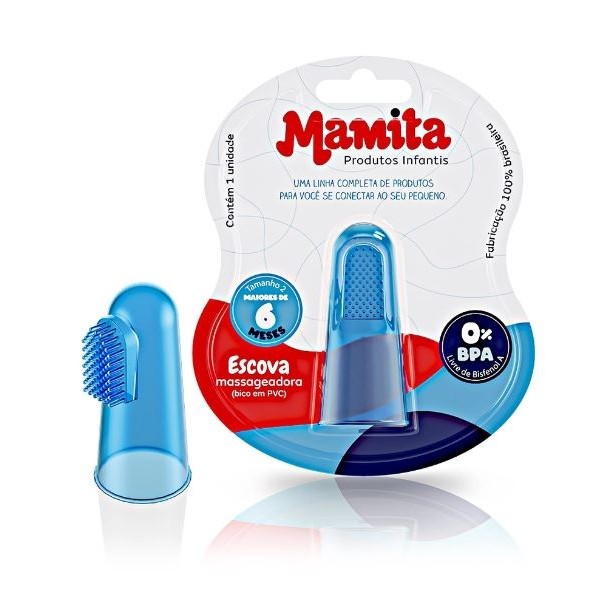 MASSAGEADOR DE GENGIVA MAMITA BLISTER INFANTIL UTILIDADES DO BEBÊ