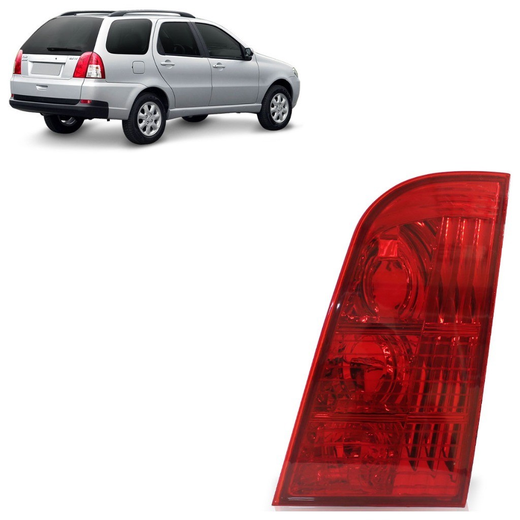 Par Aplique Lanterna Traseira Palio Weekend Adventure G3 2004 2005 2006 2007 2008 Lente em Acrílico em Oferta na Shopee
