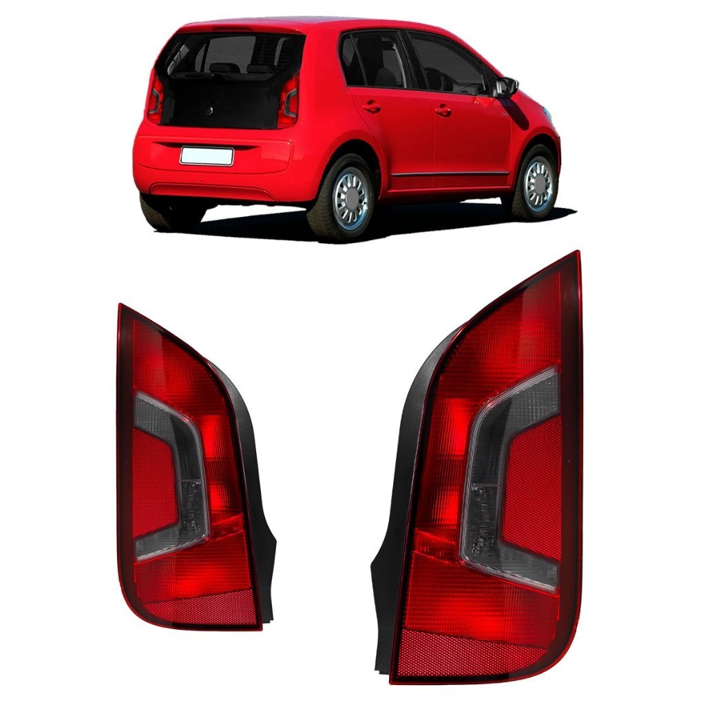 Par Lanterna Traseira Up! 2014 2015 2016 2017 Fumê Lente Lisa Acrilico em Oferta na Shopee