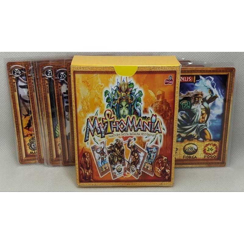 Kit completo 30 Cartas de Mythomania da Elma Chips em Oferta na Shopee