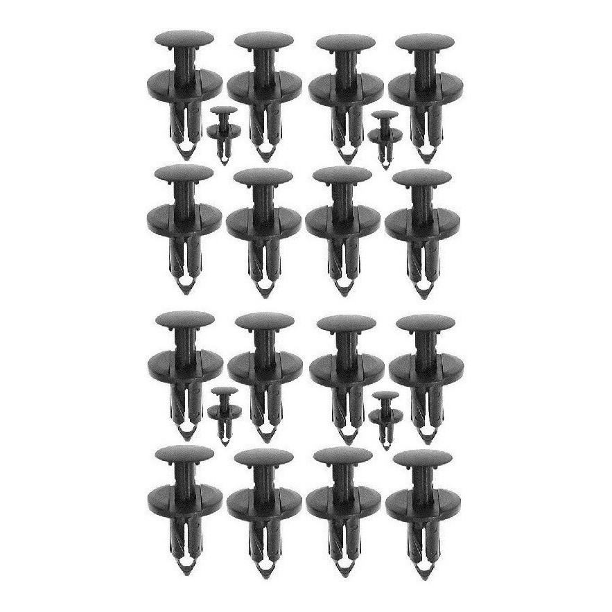 24 Presilha Parachoque Parabarro Ford Fusion E Edge 24 Pçs em Oferta na Shopee