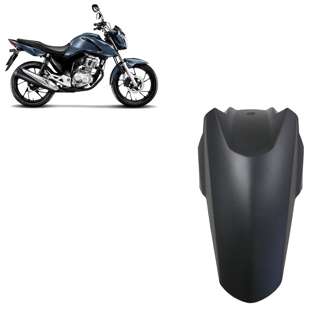 Paralama Dianteiro CG 160 Fan 2024 Preto Fosco em Oferta na Shopee